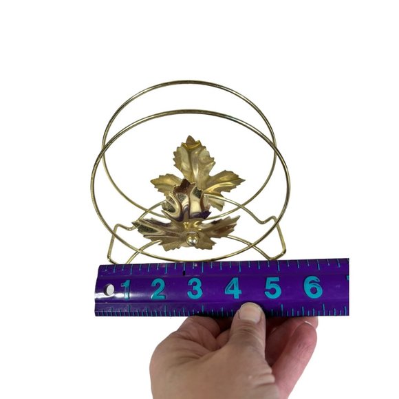 Vintage Gold Metal Napkin‎ Holder - Picture 3 of 4